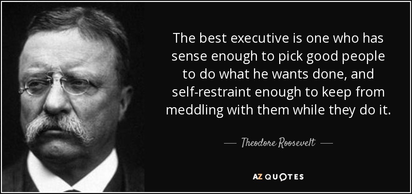 T Roosevelt Executive Quote